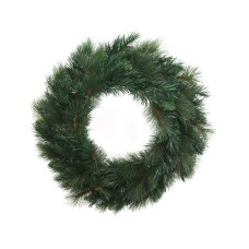 24 Inch Super Mixed Spruce Artificial Pine Wreath - 150 Tips (lot of 1) SALE ITEM